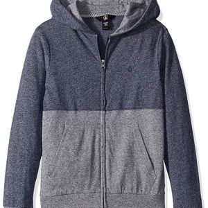 Volcom Big Boys Wowzer Color Block ZIP Up